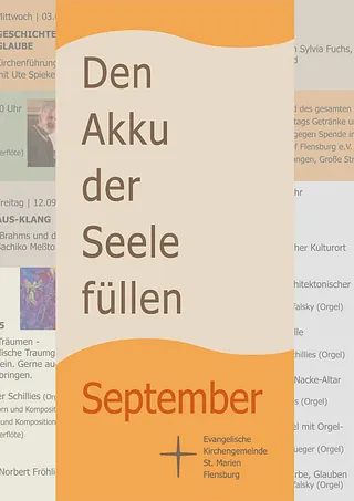 Titelseite Gemeindebrief 2025/3 Turnschuhe und Richtungspfeile
