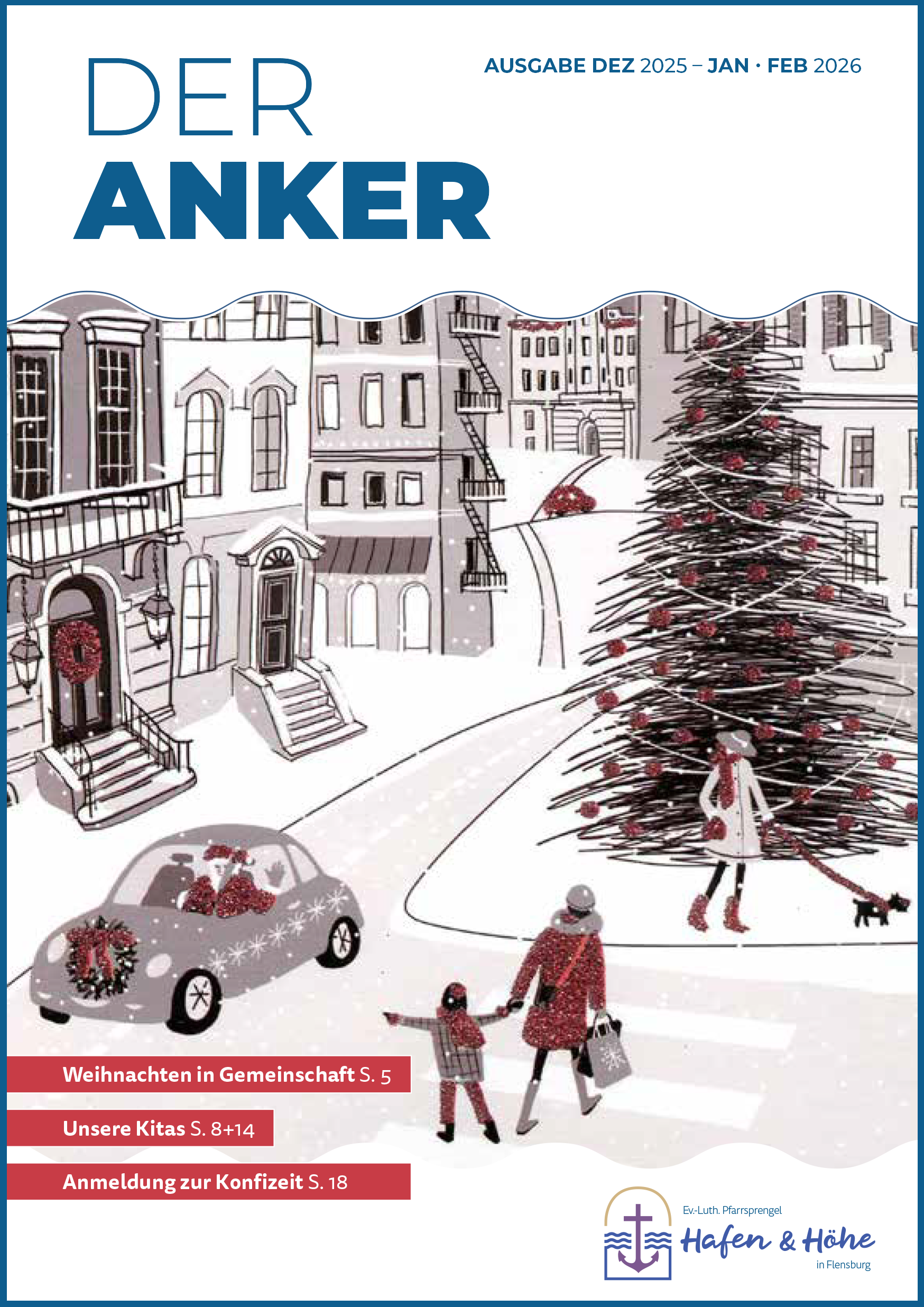 Titelseite Gemeindebrief Anker Dezember 2025 - Februar 2026