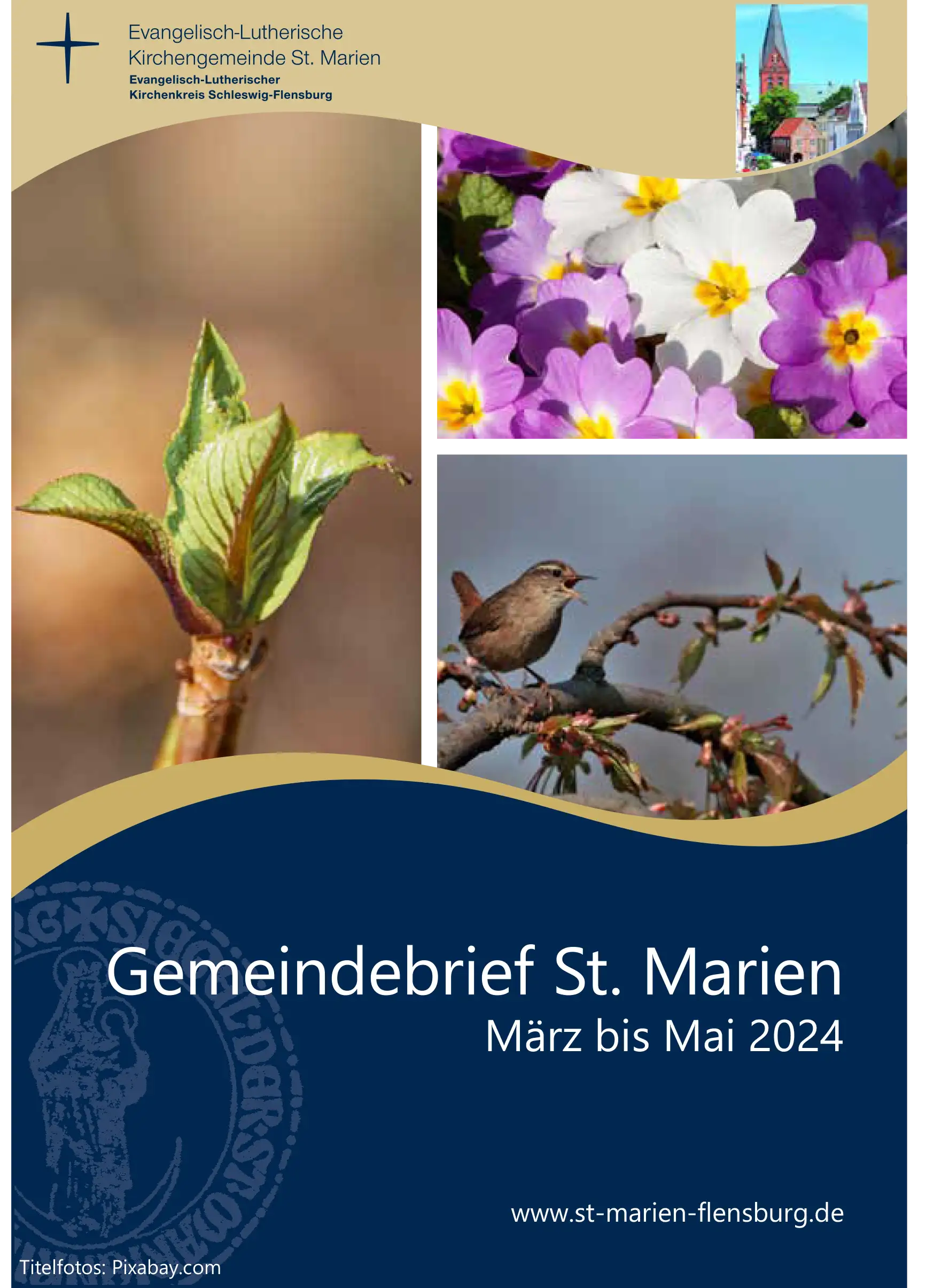 Titelseite Gemeindebrief März bis Mai 2024